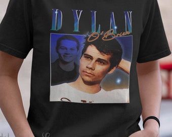 Dylan o'brien shirt cool fan art t-shirt 90s poster design retro style 121 tee