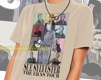 Sue sylvester tour shirt cool fan art t-shirt 90s poster 507 tee