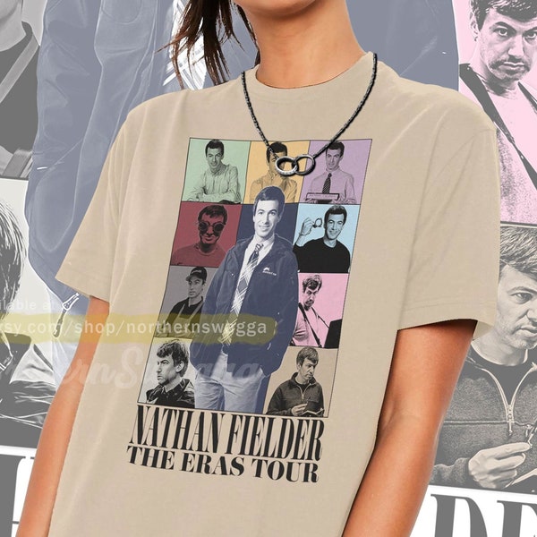 Nathan fielder tour shirt cool fan art t-shirt 90s poster 675 tee
