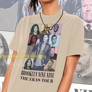 Brooklyn nine-nine tour shirt cool fan art t-shirt 90s poster 397 tee