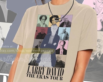 Larry david tour shirt cool fan art t-shirt 90s poster 583 tee