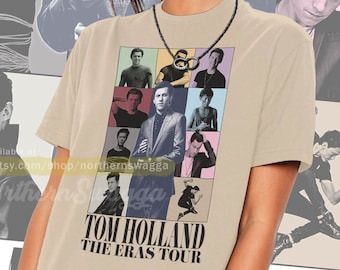 Tom holland tour shirt cool fan art t-shirt 90s poster 424 tee