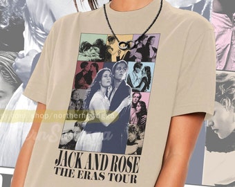 Jack and rose tour shirt cool fan art t-shirt 90s poster 431 tee