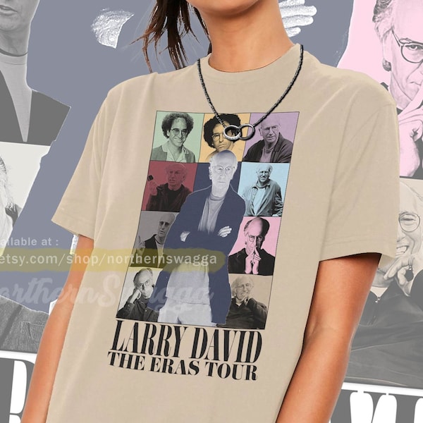 Larry david tour shirt cool fan art t-shirt 90s poster 583 tee