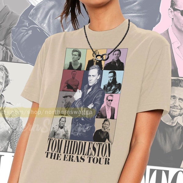 Tom hiddleston tour shirt cool fan art t-shirt 90s poster 483 tee