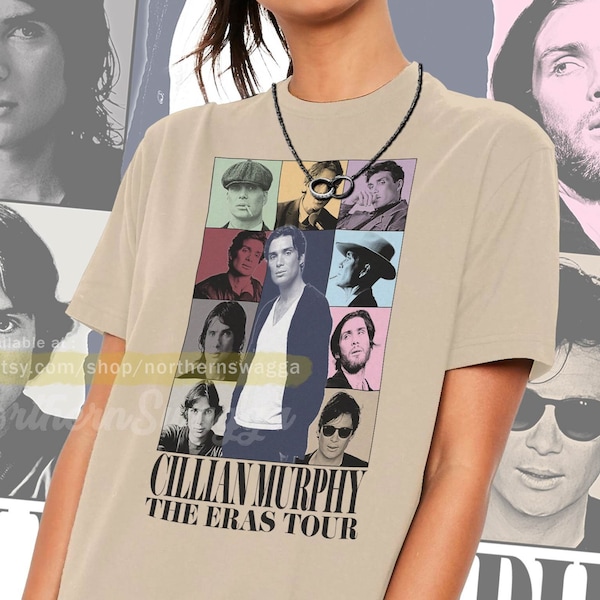 Cillian murphy tour shirt cool fan art t-shirt 90s poster 410 tee