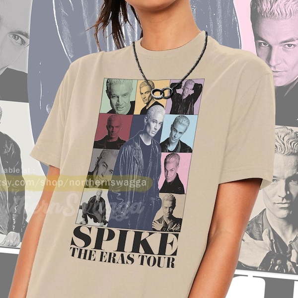 Spike Tour Shirt cooles Fan Art T-Shirt 90er Jahre Poster 430 tee