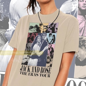 Jack and rose tour shirt cool fan art t-shirt 90s poster 431 tee