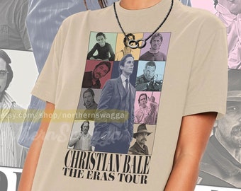 Christian Bale Tour shirt cool fan art t-shirt jaren 90 poster 795 tee