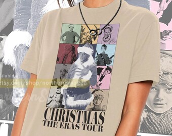 Christmas tour shirt xmas cool fan art t-shirt 90s poster 532 tee