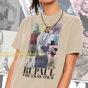 Rupaul tour shirt cool fan art t-shirt 90s poster 664 tee