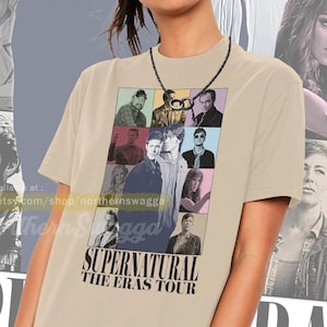 Supernatural tour shirt cool fan art t-shirt 90s poster 495 tee