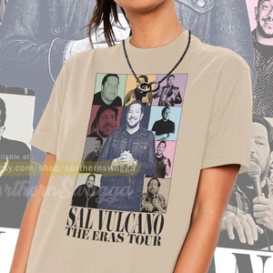Sal vulcano tour shirt cool fan art t-shirt 90s poster 494 tee