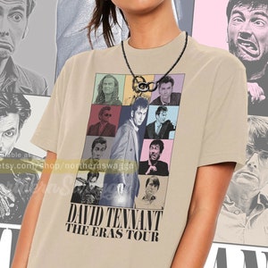 David tennant tour shirt cool fan art t-shirt 90s poster 460 tee