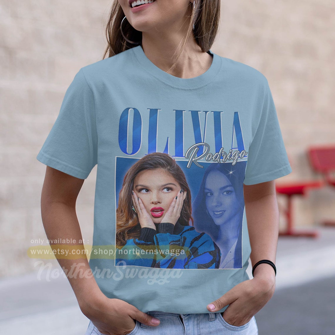 Olivia rodrigo shirt cool fan art t-shirt 90s poster design | Etsy