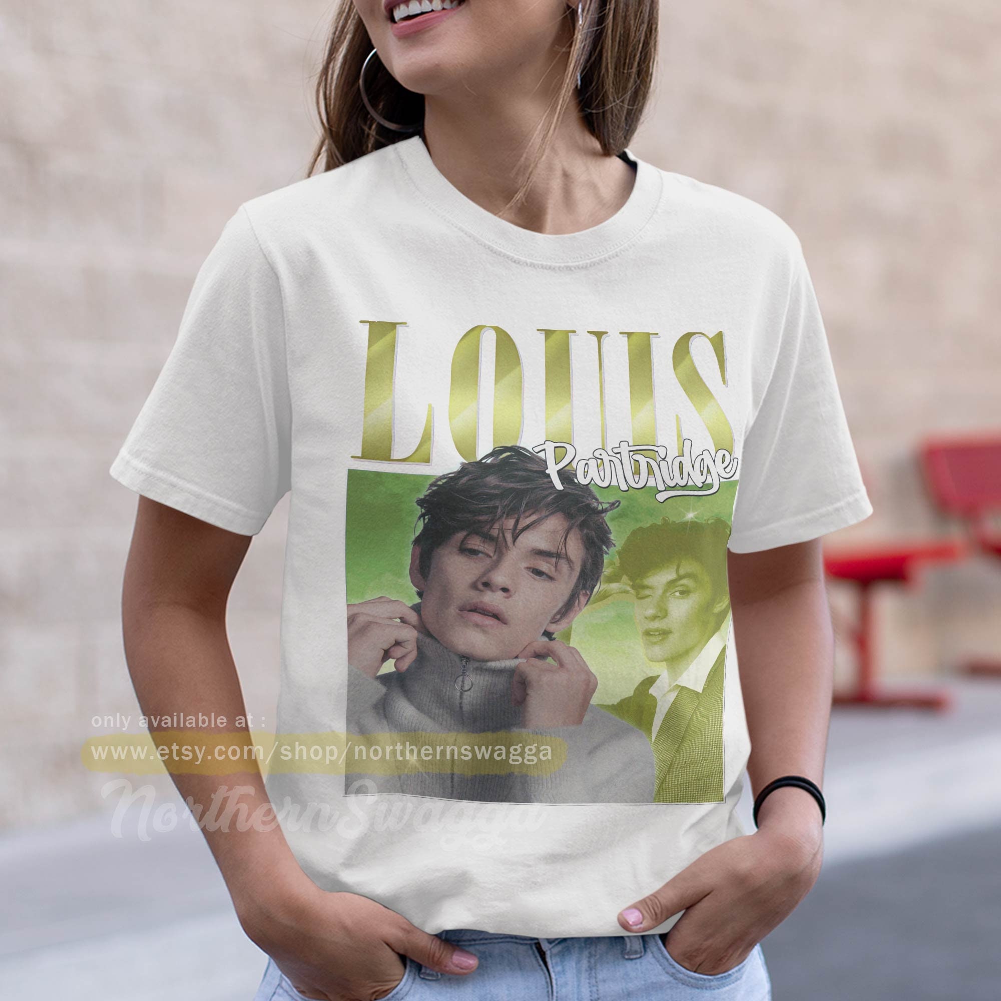 Louis Partridge Shirt Design Retro Style Cool Fan Art T-shirt -  Hong  Kong