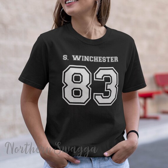 Sam winchester chemise winchester 83 t shirt drole cadeaux couleur foncee tee 44 Etsy France