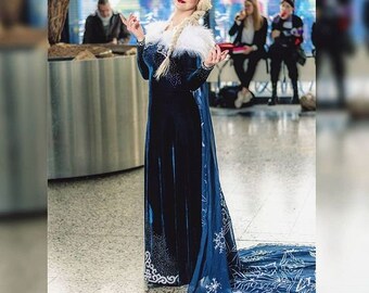 Disfraz de princesa Elsa de la aventura de Olaf de 2018, disfraz de Elsa  para adultos, vestido de invierno de Navidad para Halloween|Disfraces de  películas y TV| - AliExpress