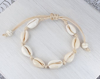 Cowrie shell anklet/ bracelet