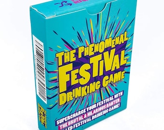 The Phenomenal Festival Drinking Game - Brutal and Hilarious Drinking Game For Adults Students - Festival Party Game