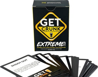 Get Crunk Extreme Volume 3 - The Brutal Card Drinking Game for Students, Pre Drinks, Stag and Hen Parties. You will be abused!