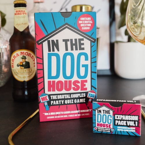 In The Dog House The Brutal Couples Party Game Date Night Etsy