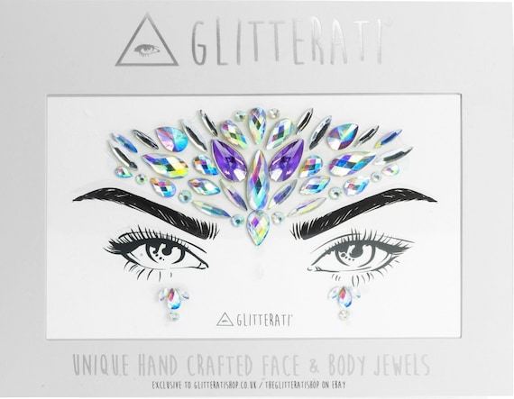 Stick on face gems deals