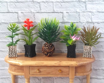 Miniature Plant Modern Miniature Accessory Darbie Garden Dollhouse Decor, Scale 1/6, 1/12