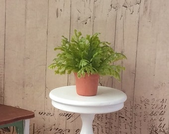 Miniature Fern Modern Miniature Plants Dollhouse Home Decoration, Scale 1/12, 1/6