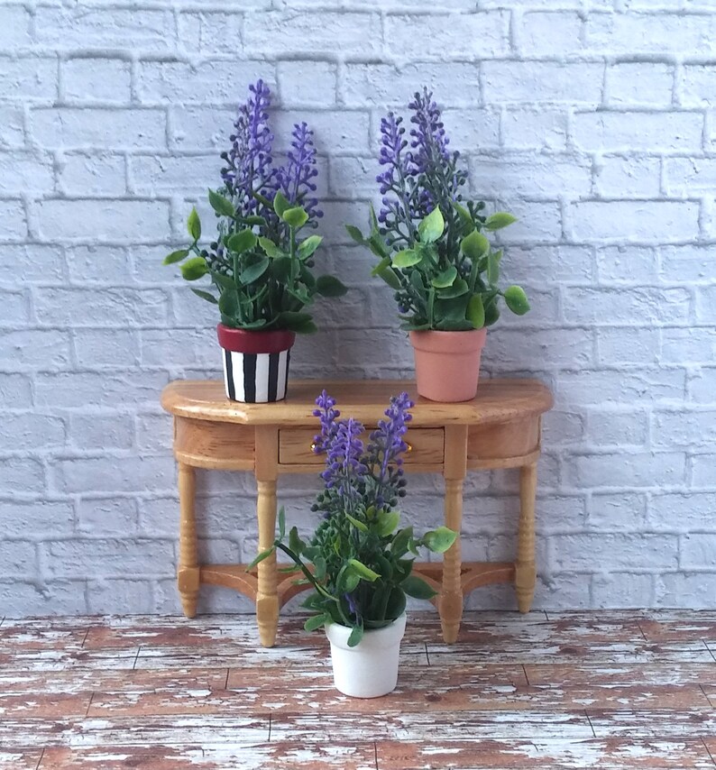 Miniature Plant Dollhouse Decoration Modern Miniature Potted Etsy