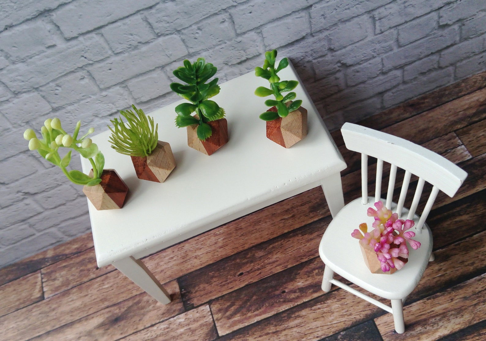 Dollhouse Miniature Plants Dollhouse Modern Plant Doll house Etsy