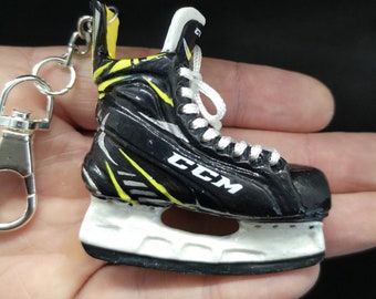 Personalized hockey gifts - custom gifts - hockey skate - hockey keychaine, hockey ornament - hockey mom, hockey son, CCM skates, coach gift