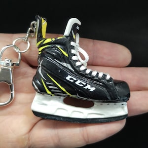 Personalized hockey gifts - custom gifts - hockey skate - hockey keychaine, hockey ornament - hockey mom, hockey son, CCM skates, coach gift