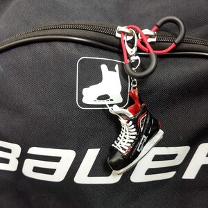 Custom Keychain Hockey Gift, unique 3d Model Hockey Skates, personalized gifts for hockey team