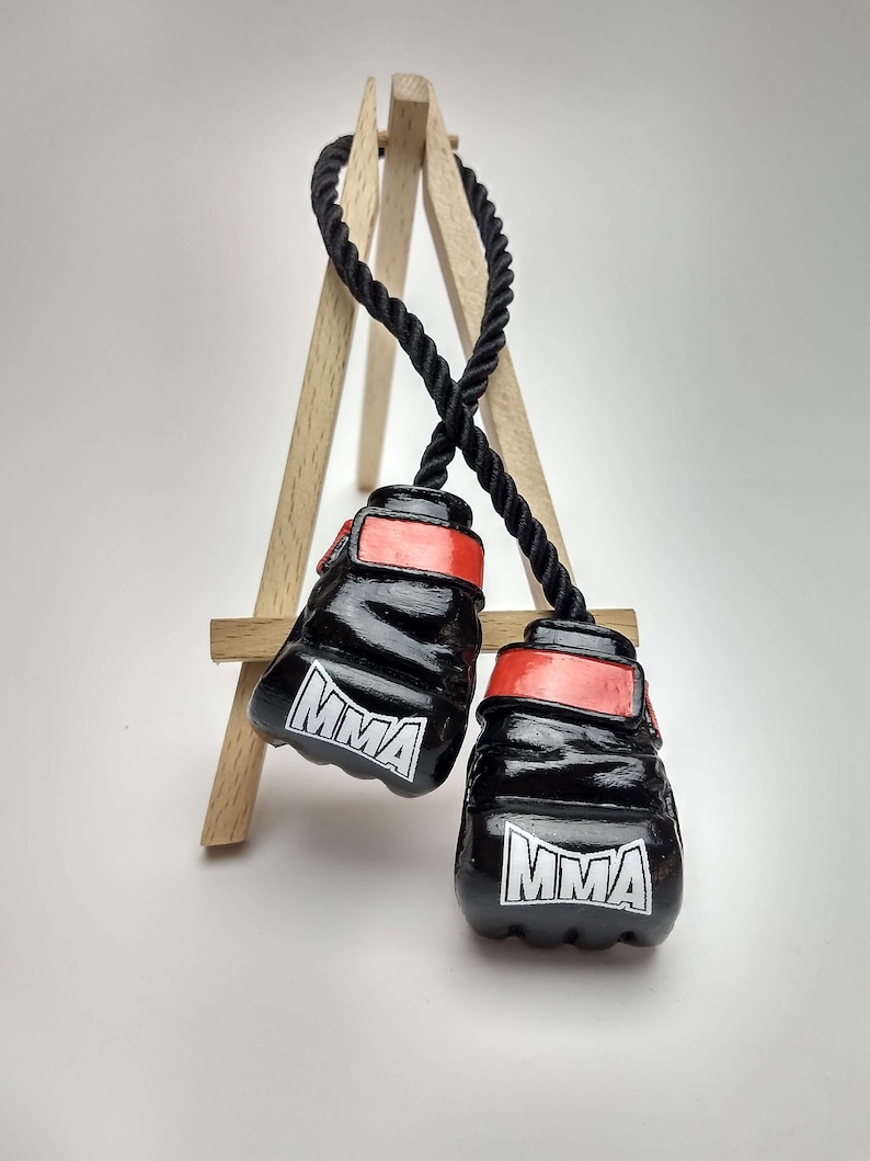 MMA Fighters Gloves personalized Gift for boxer MMA Car | Etsy