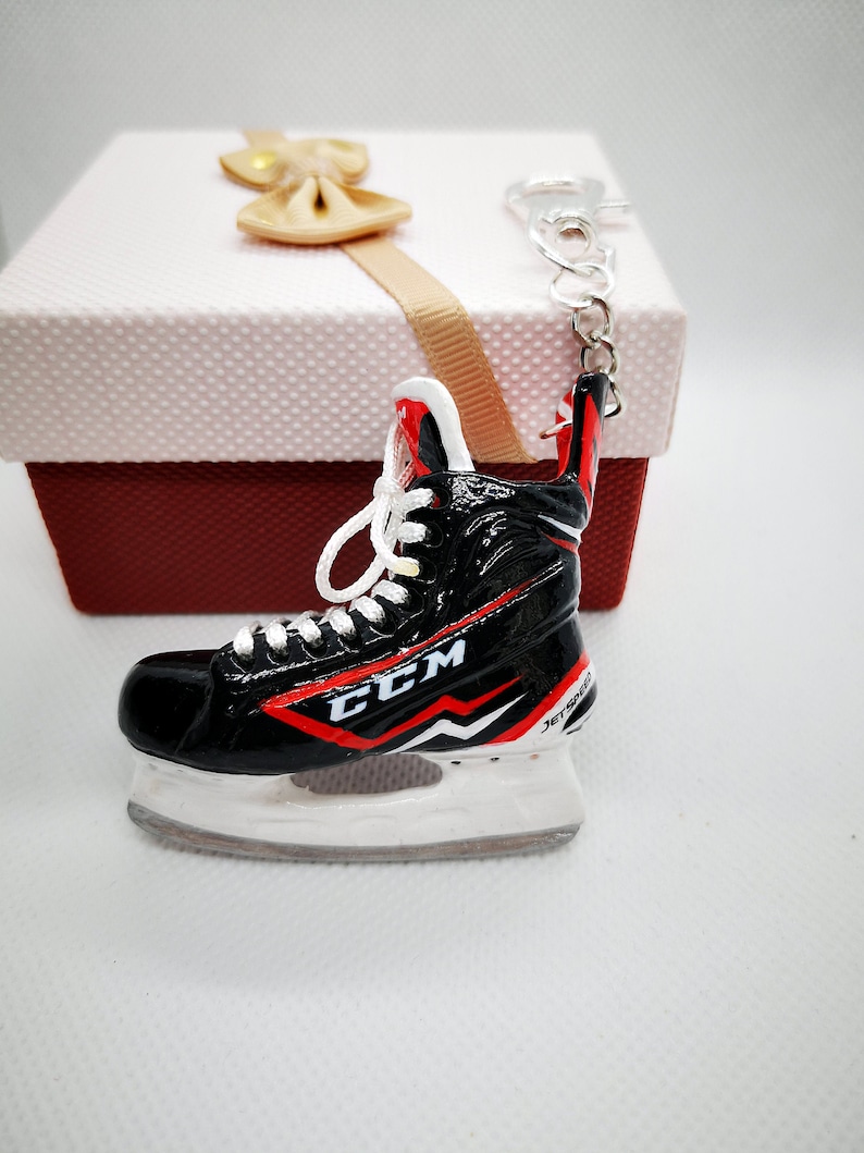Hockey Skates Keychain Custom Hockey Keychain 3D Skates CCM Etsy