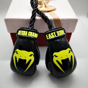 Boxing gloves personalized gifts  car mirror boxing pendant boxing amulet sport gifts custom Boxing gloves Gift