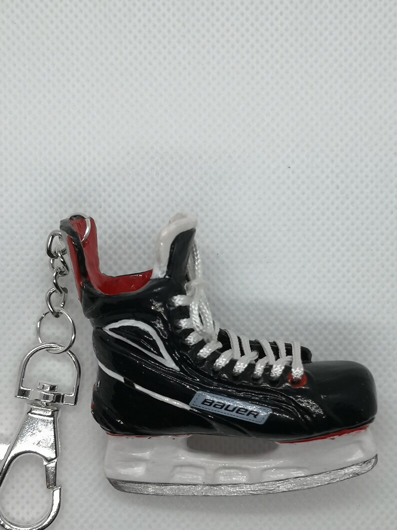 Personalized hockey gifts hockey keychain hockey skate Etsy