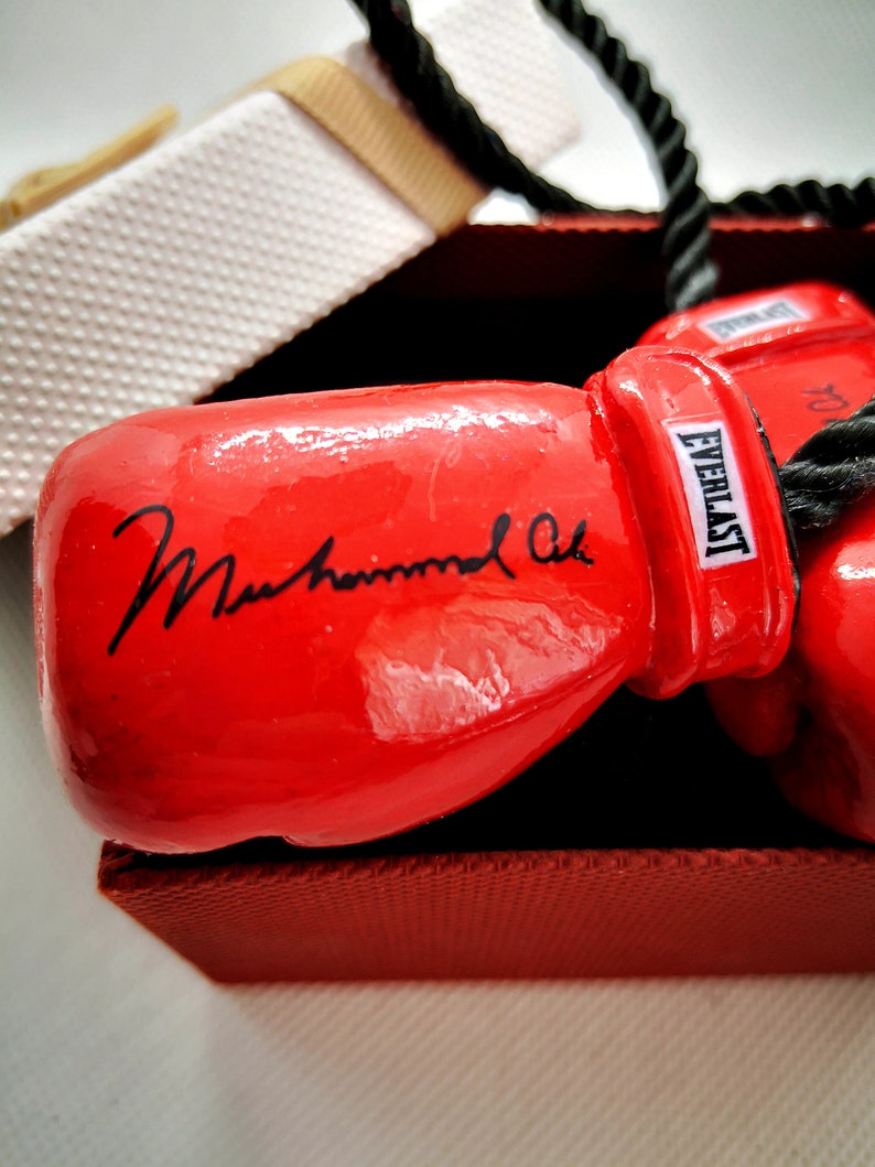 Personalized Boxing Gift boxing Gloves Charm Muhammad Ali Etsy