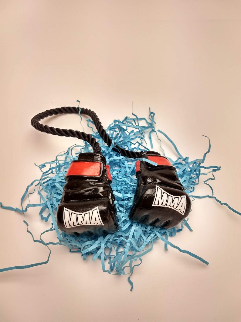 MMA Fighters Gloves Car mirror Hanging Gloves Custom MMA Etsy