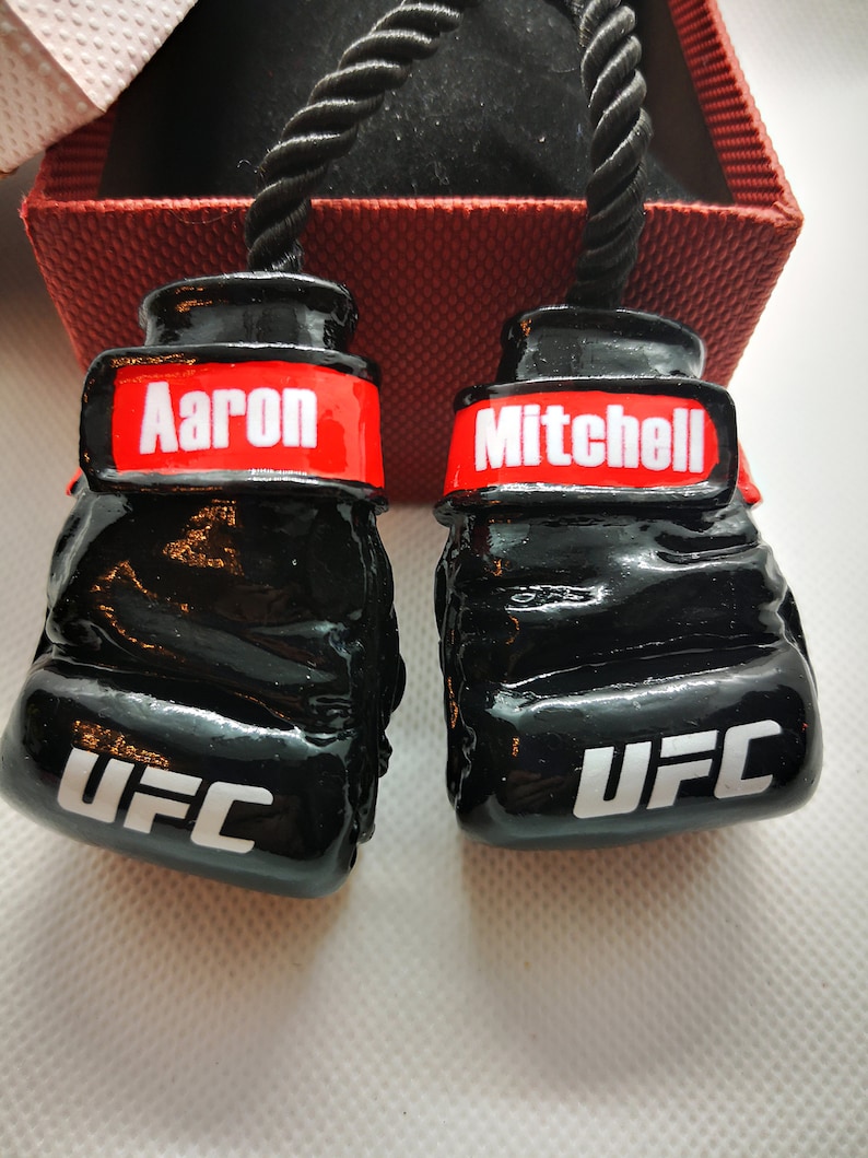 UFC Fighters Gloves Custom boxer MMA gifts ufc Car Mirror