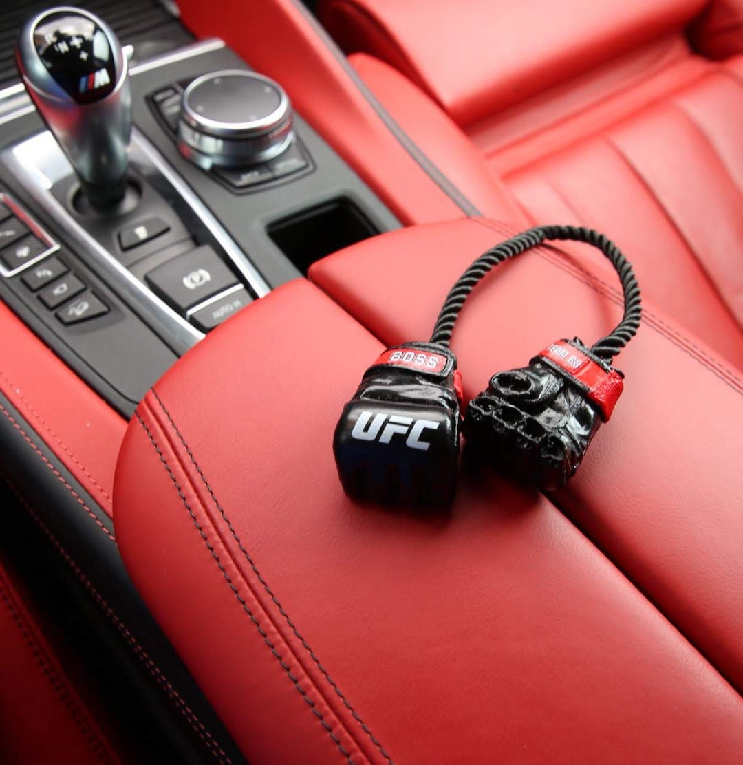 Personalized Gift MMA Fighters Gloves Pendant Car Mirror Charm Exclusive Gift UFC Boxing Gloves