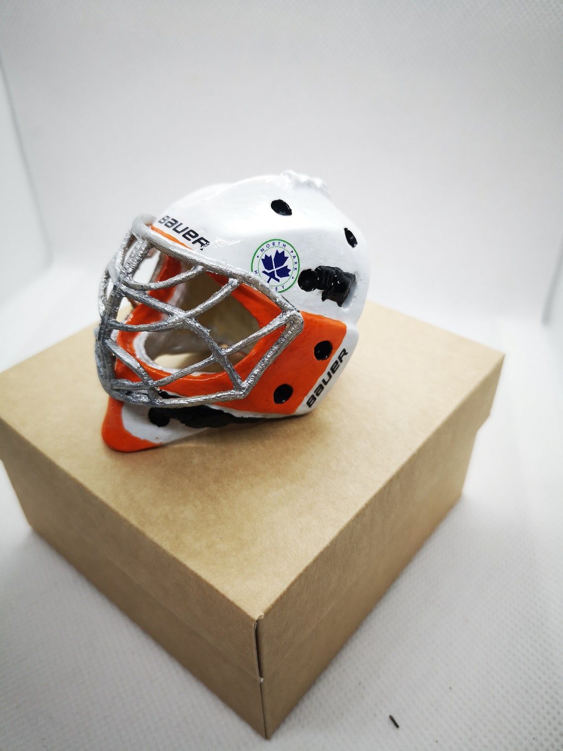 Personalized Mini Hockey Goalie Helmet Ornament Unique Etsy