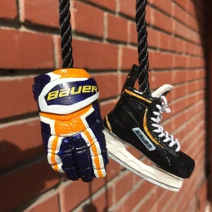 Custom Hockey mens Gifts gift, Mens Sport Gift, Hockey Coach Gift, Hockey mom, Hockey Skates ornament