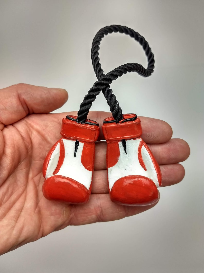 Boxing Gloves Car Accessory Decor Custom Boxing Gift in Car Etsy