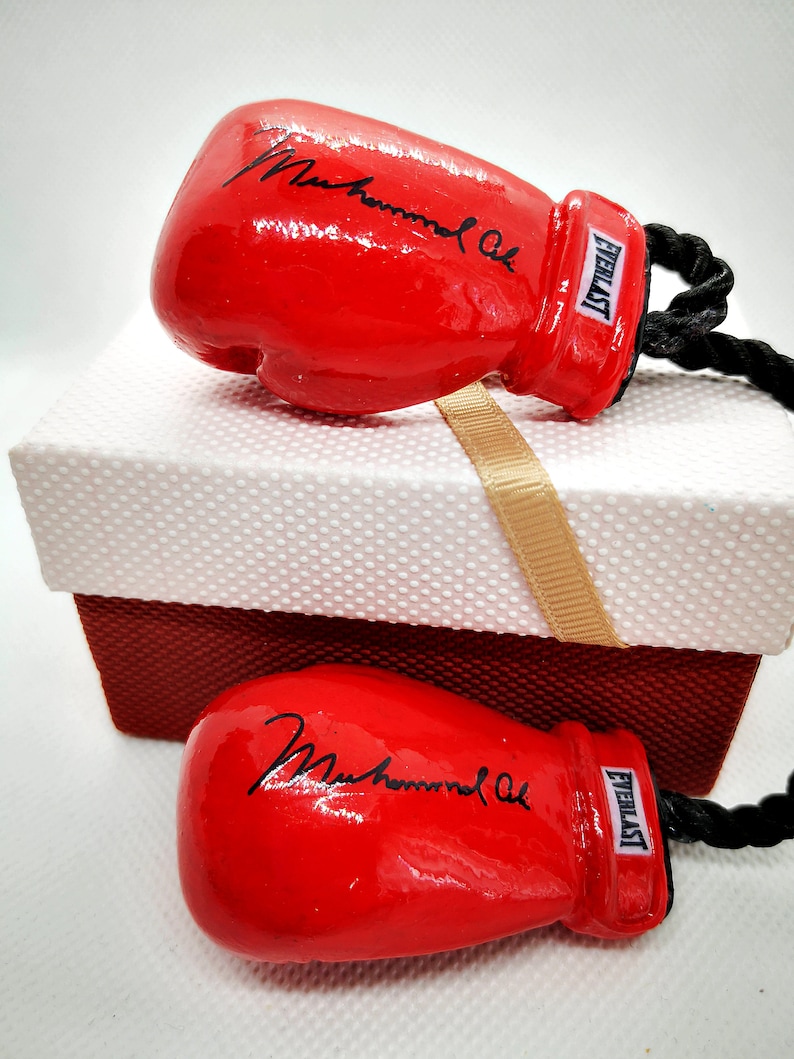 Personalized Boxing Gift boxing Gloves Charm Muhammad Ali Etsy