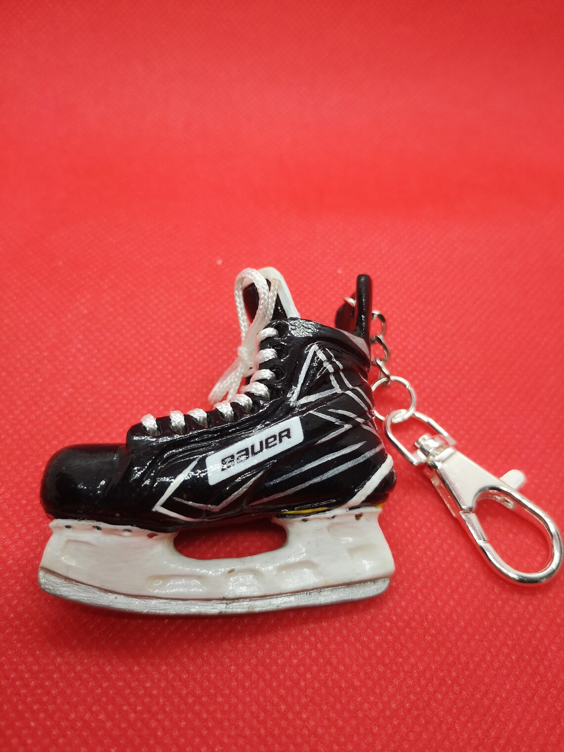 Personalized hockey gifts hockey keychain hockey skates Etsy