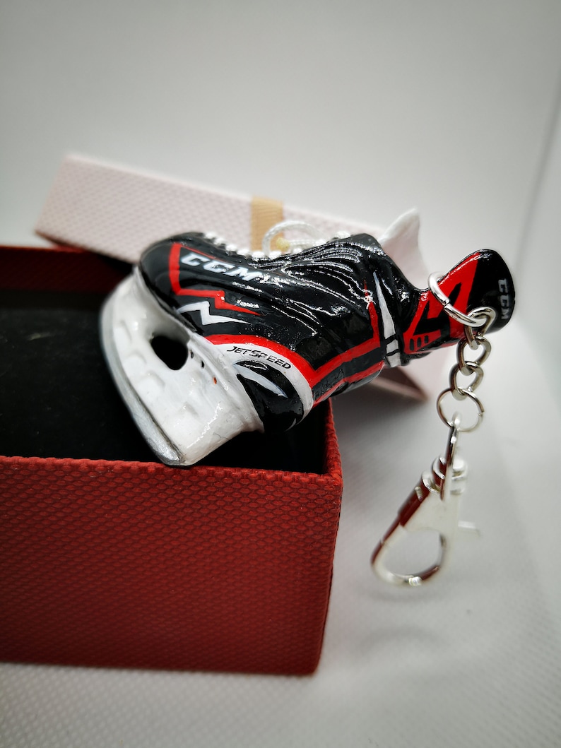 Hockey Skates Keychain Custom Hockey Keychain 3D Skates CCM Etsy