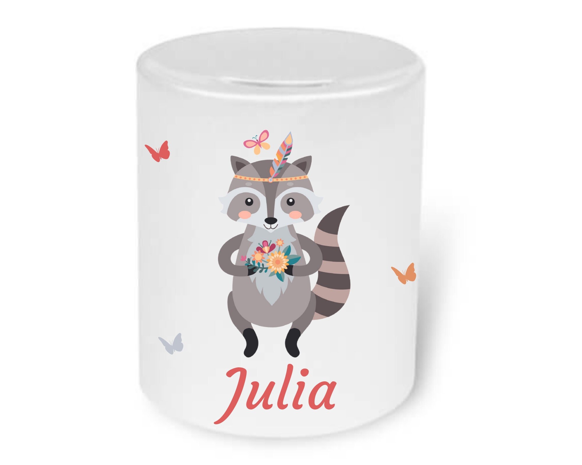 Tirelire à Personnaliser - Raton Laveur