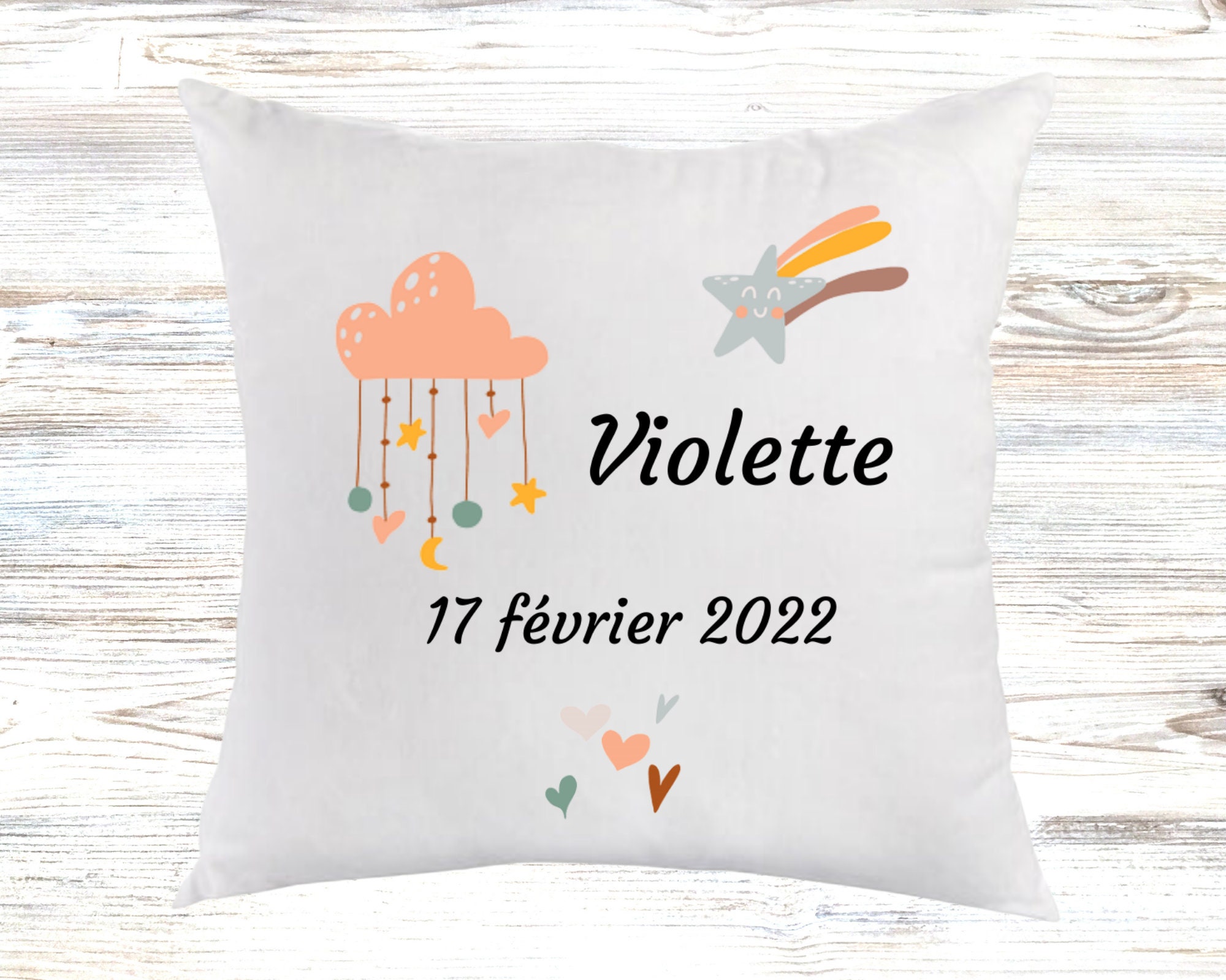 Coussin Enfant Personnalisé